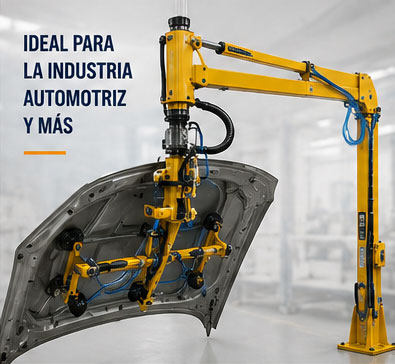 Manipulador industrial en planta
