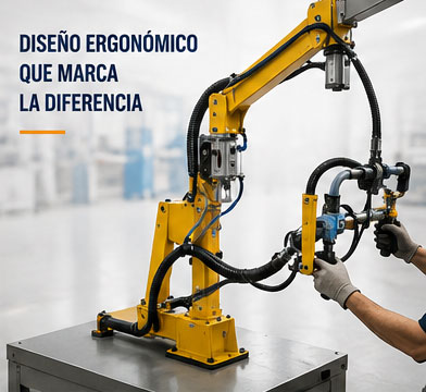 Manipulador en estación de ensamble