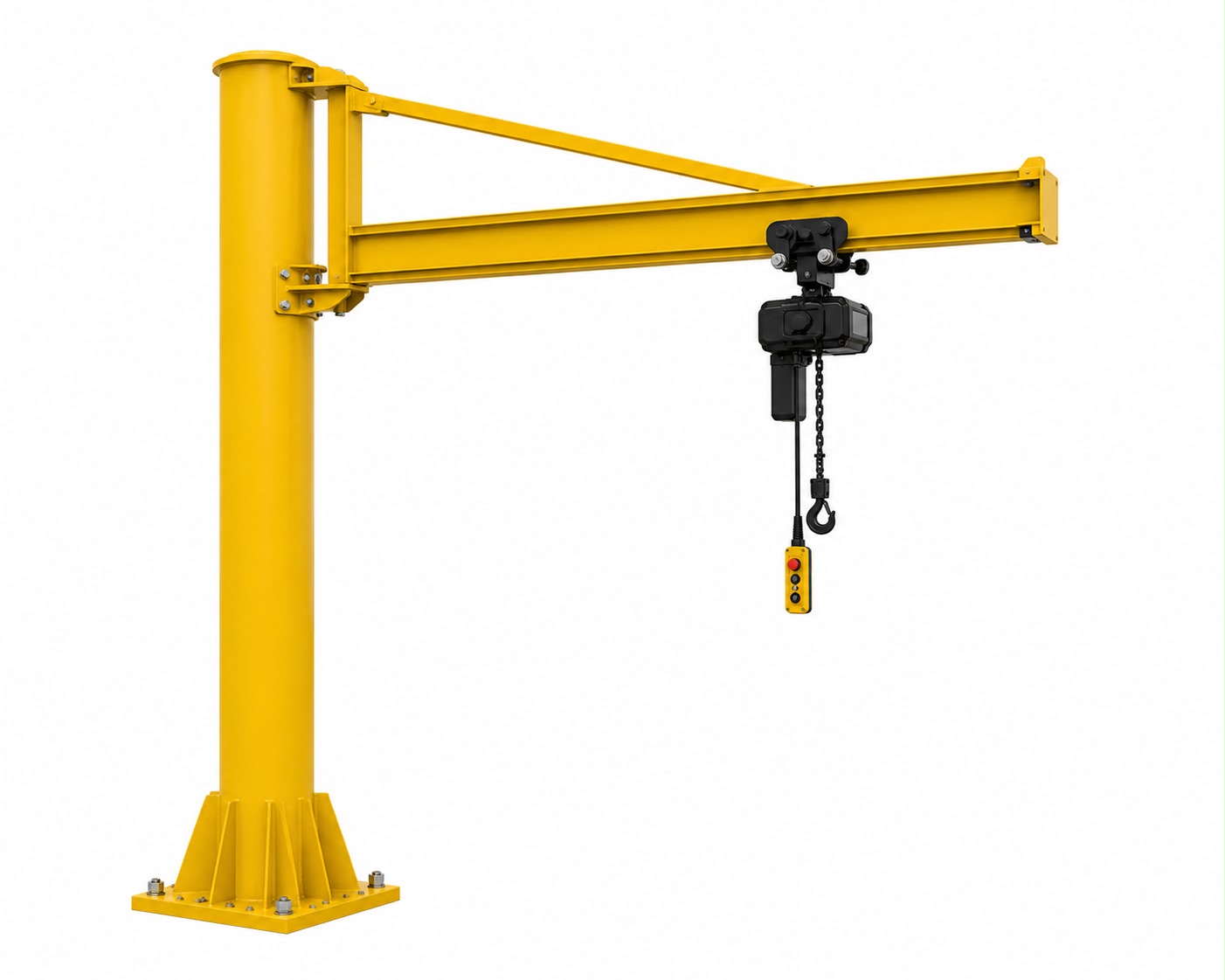 grua bandera industrial