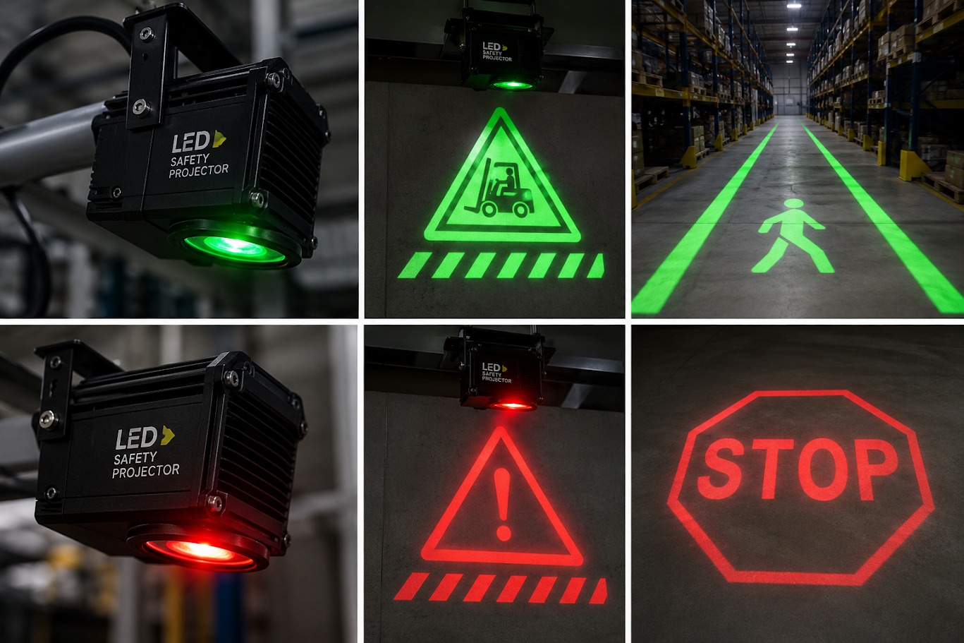 proyectores seguridad industrial